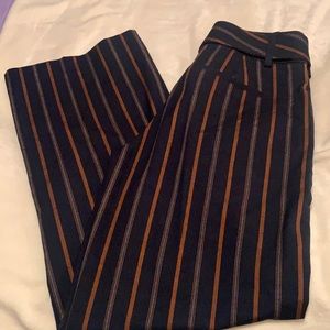 Banana republic striped trousers